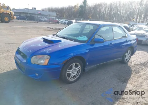 2004 Subaru Impreza Wrx из США, поврежденный, VIN JF1GD29604G507232